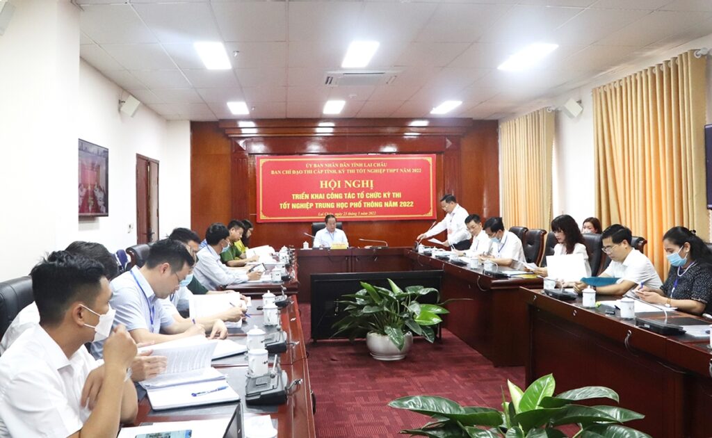 Lai Châu triển khai công tác tổ chức thi tốt nghiệp THPT năm 2022