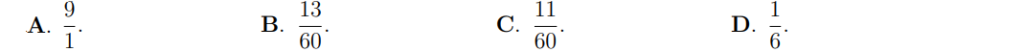 Gọi S là tập hợp các số tự nhiên có ba chữ số (không nhất thiết khác nhau) được lập từ các chữ số 0; 1; 2; 3; 4; 5; 6; 7; 8; 9. Chọn ngẫu nhiên một số abc từ S . Tính xác suất để số được chọn thỏa mãn a ≤ b ≤ c.